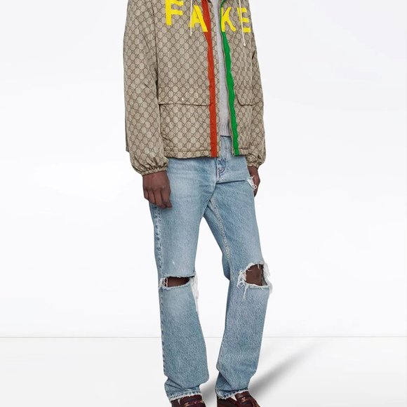 Gucci Fake/Not print GG nylon jacket - Picture 2 of 3